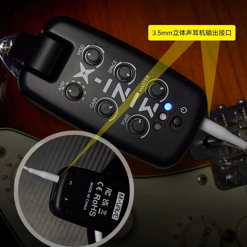 Portable Amplifier Mini - New M-Vave Mini-X Headphone Amplifier Guitar