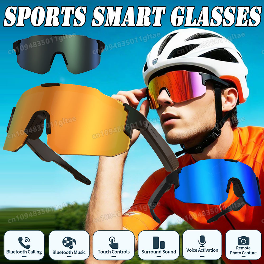Audio Music Arabic - Cycling Smart Glasses Camera Bluetooth Call