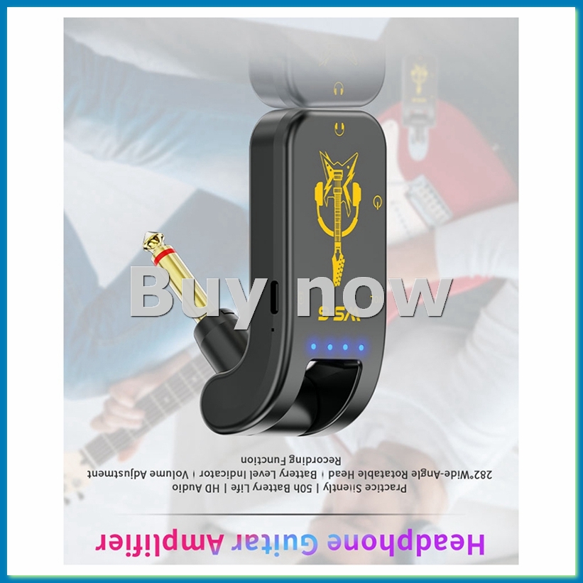 Portable Amplifier Mini - Portable Guitar Headphone Mini Amp with