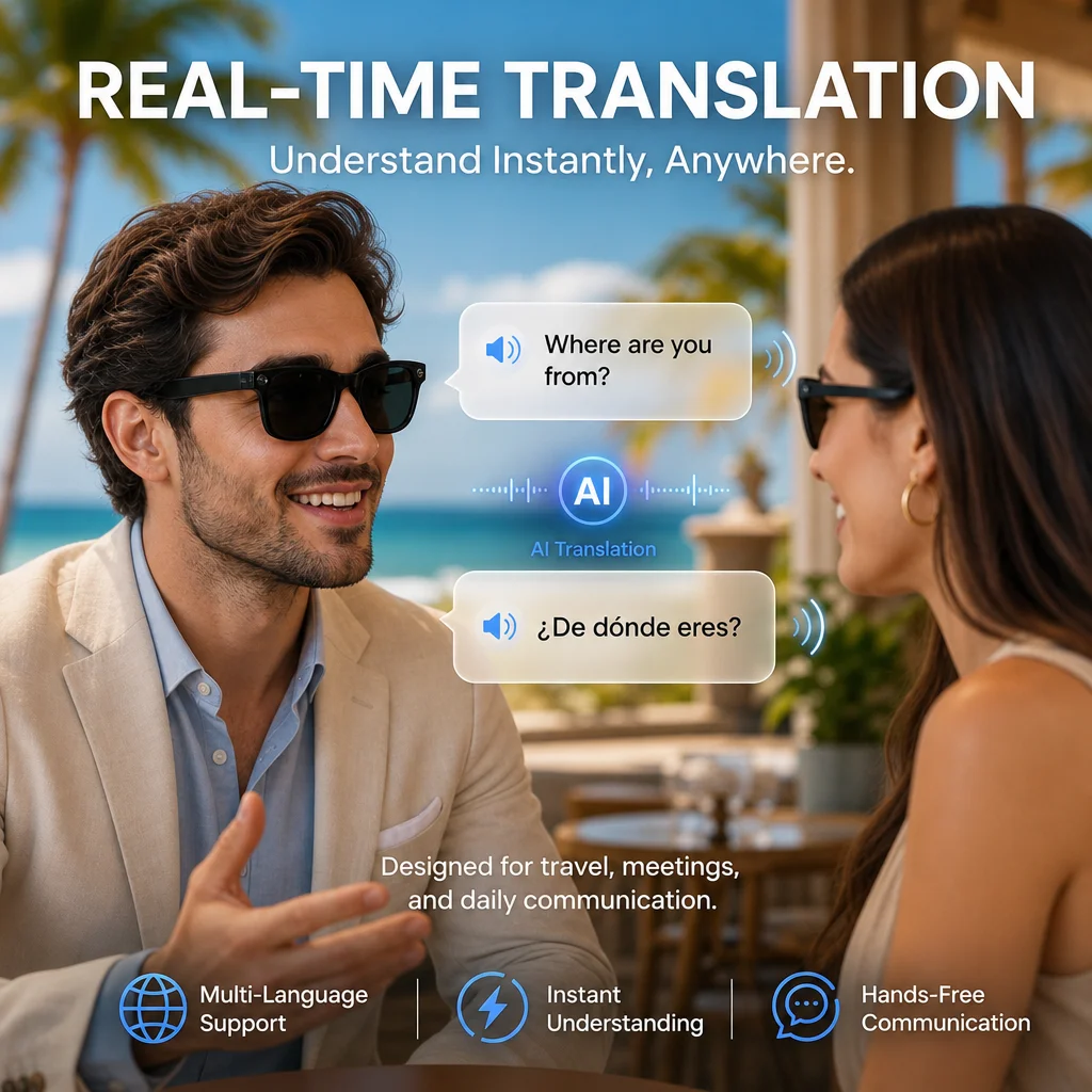 2026 New AI camera glasses 8MP - Audio Music To Video Ai review and price