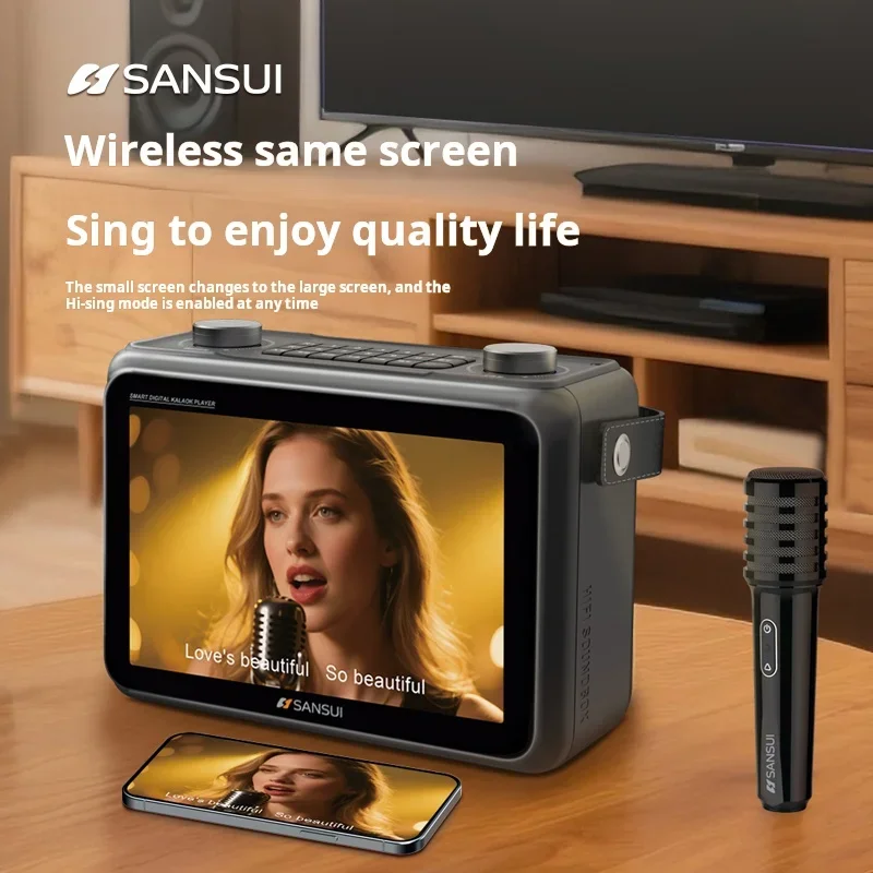 SANSUI K115 LED Screen 10.1-in - Audio Music To Lyrics review and price