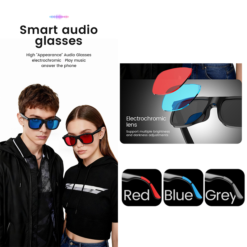 High Appearance Audio Glasses  - Audio Music Arabic review and price