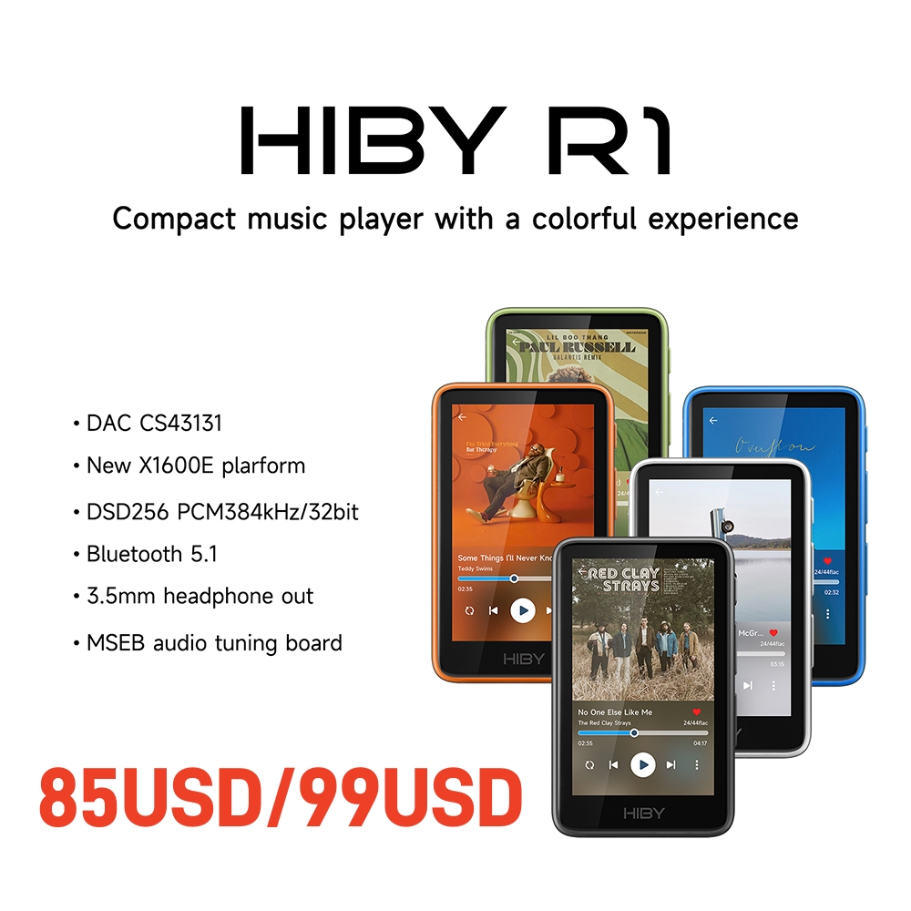 100% Original HiBy R1 HiFi Mus - Audio Music Web review and price