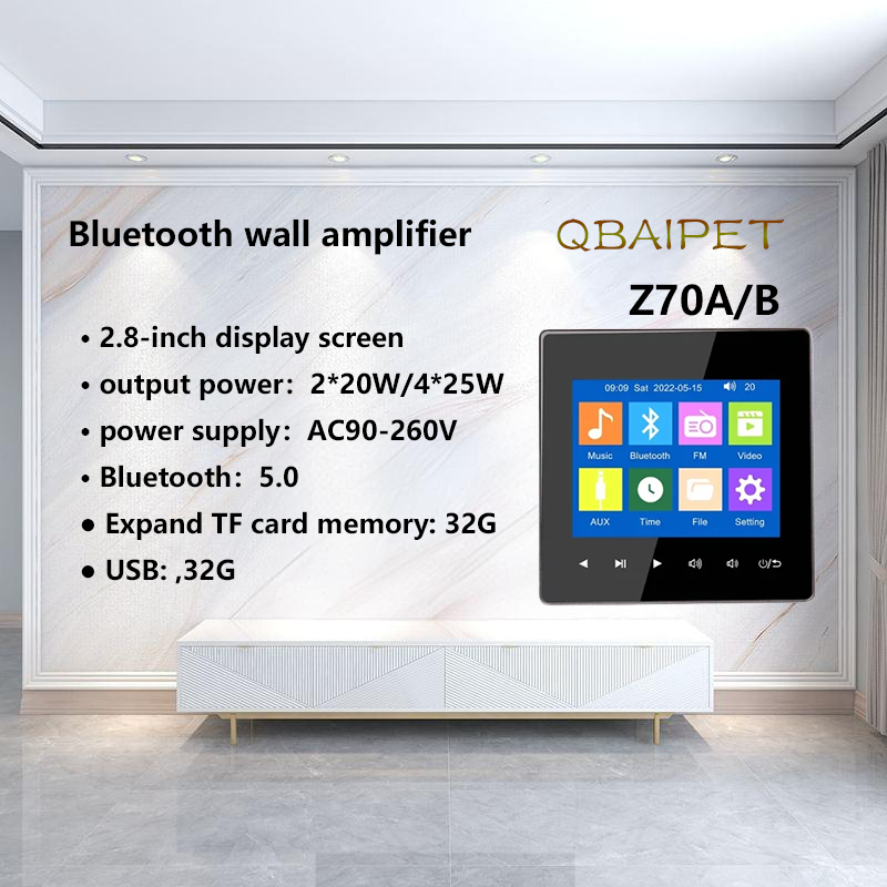 Home Bluetooth Wall Amplifier  - Audio Music Background review and price