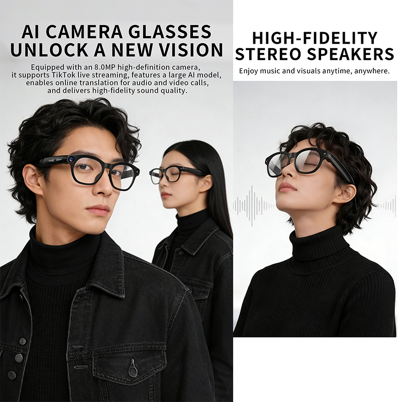2026 New Smart Glasses 800W Ca - Audio Music Online review and price