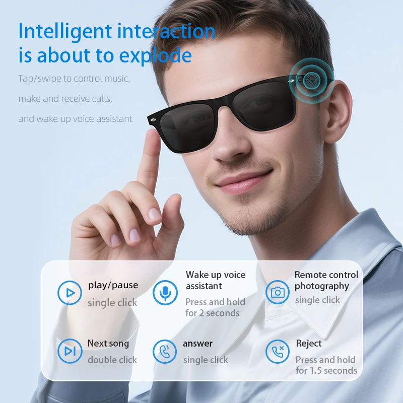 Business AI Glasses Translator - Audio Music Arabic review and price