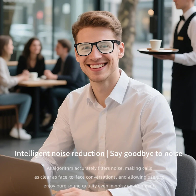Business AI Glasses Translator - Audio Music Arabic review and price