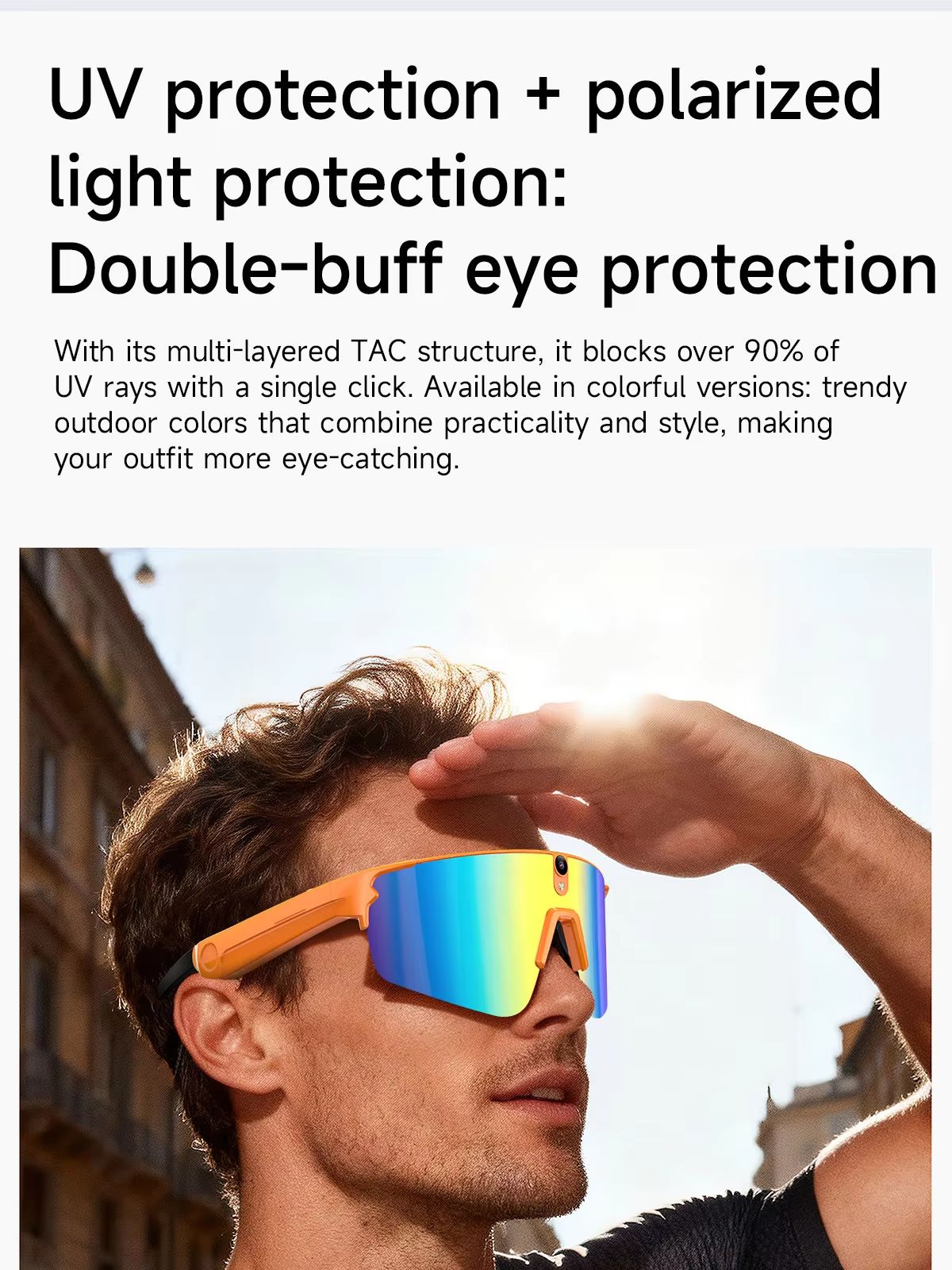 L805 AI Smart Glasses With 800 - Audio Music To Video Ai review and price