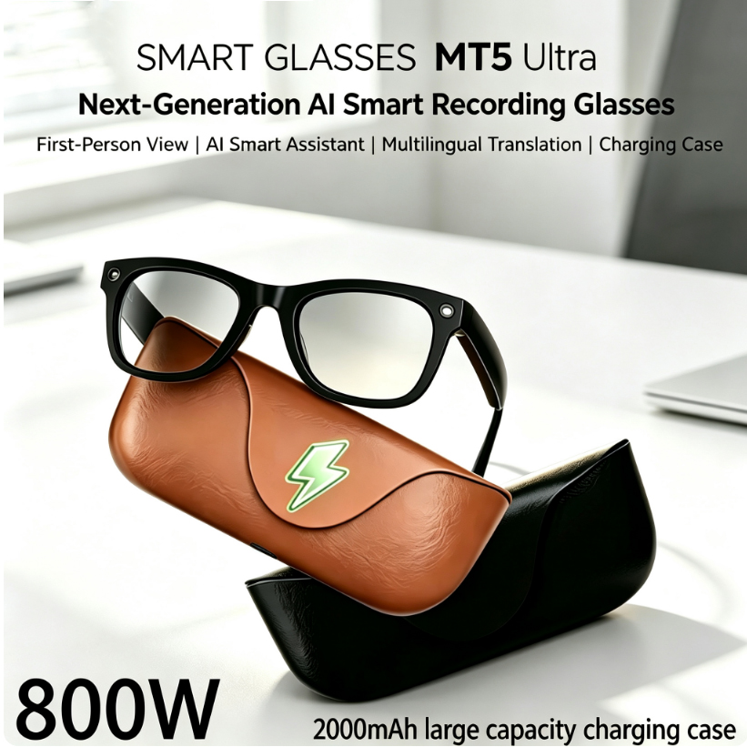 2026 AI smart Glasses HD 800W  - Audio Music Arabic review and price