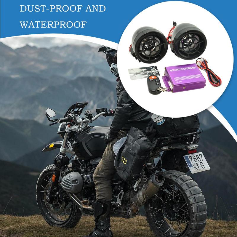 Motorcycle Bl uetooth Speaker  - Audio Music Player review and price