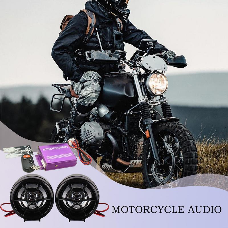 Motorcycle Bl uetooth Speaker  - Audio Music Player review and price