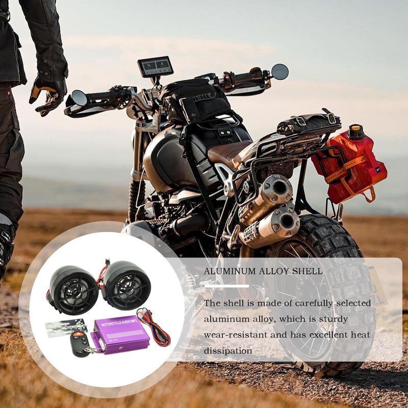 Motorcycle Bl uetooth Speaker  - Audio Music Player review and price