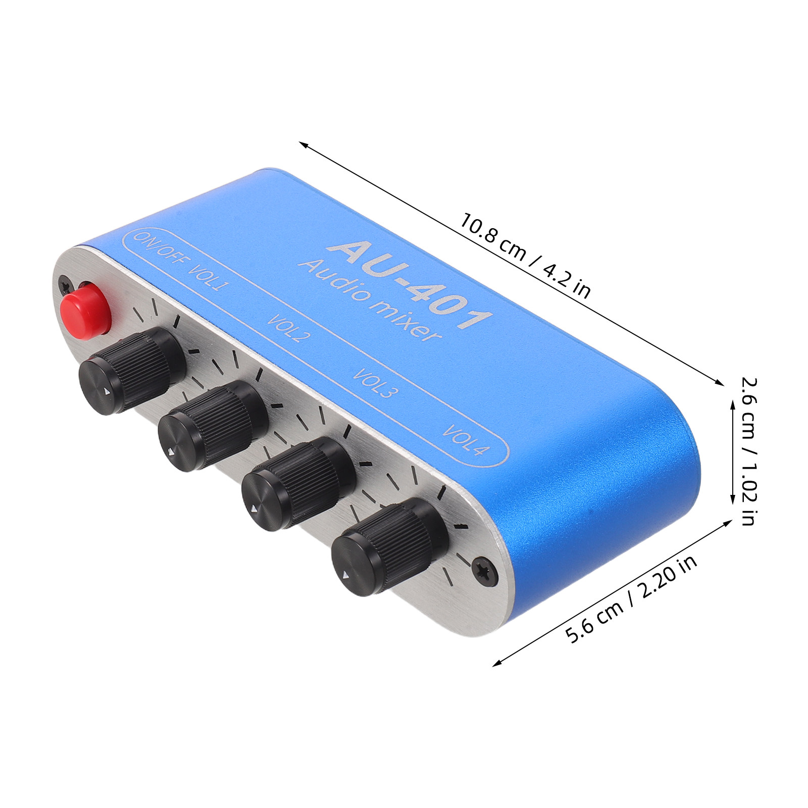 4 Channel Audio Mixer Compact  - Portable Amplifier Mini review and price