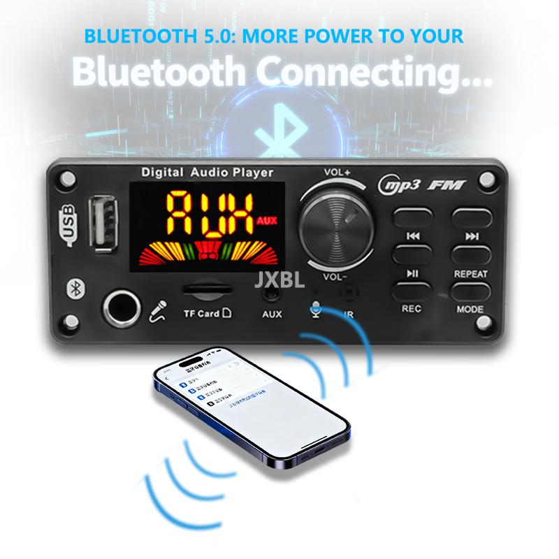 80W Bluetooth 5.0 MP3 Decoder  - Audio Music Player review and price