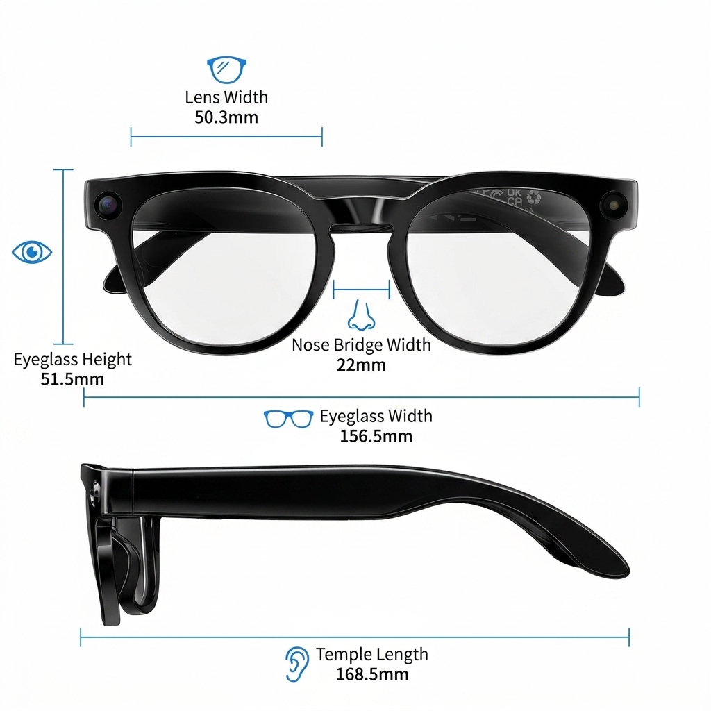 2026 New AI Smart Glasses with - Audio Music Arabic review and price