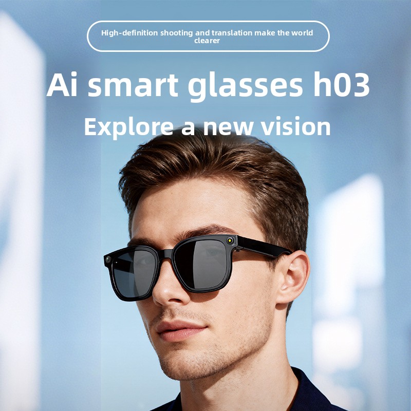 New 2026 H03 Smart Glasses 8MP - Audio Music Recognition review and price