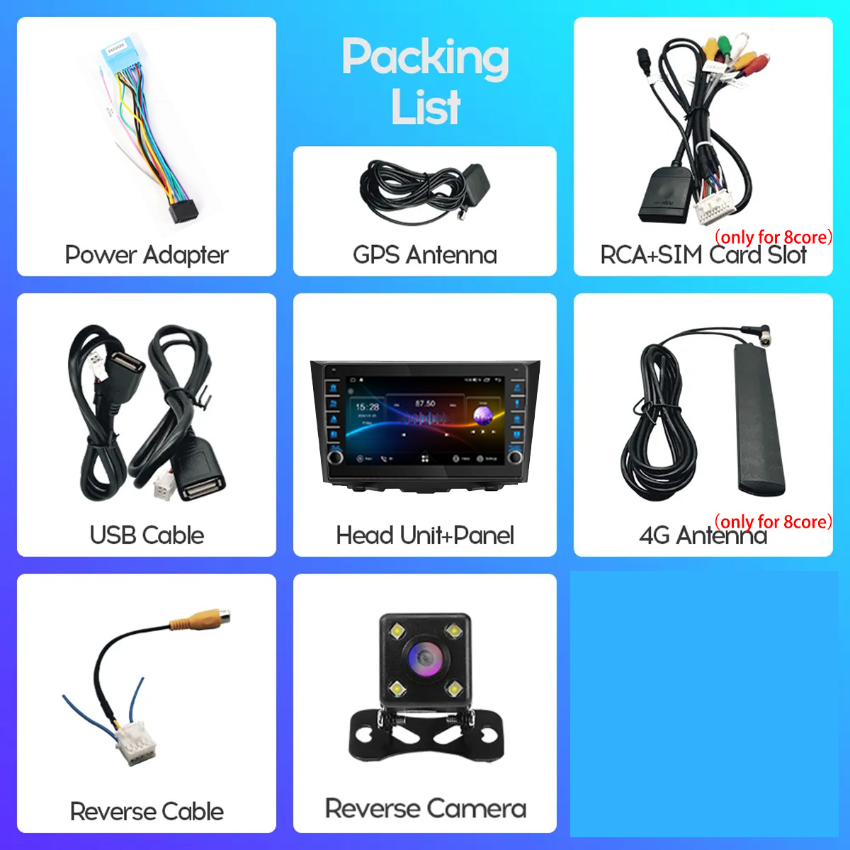 8G Ram 128GB Android 14 Car Ra - Audio Music Arabic review and price