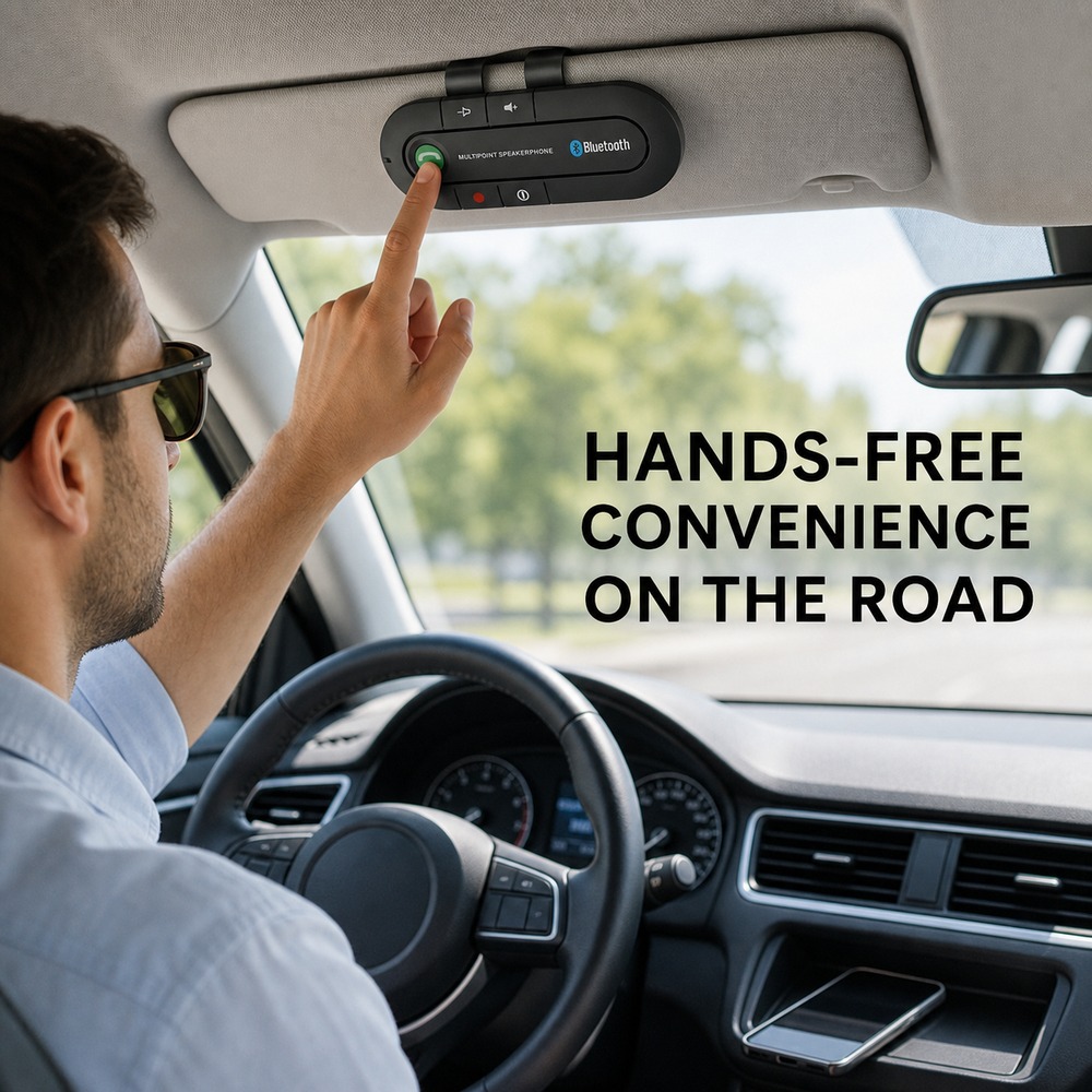 Bluetooth 4.1 Car Speakerphone - Audio Music Player review and price