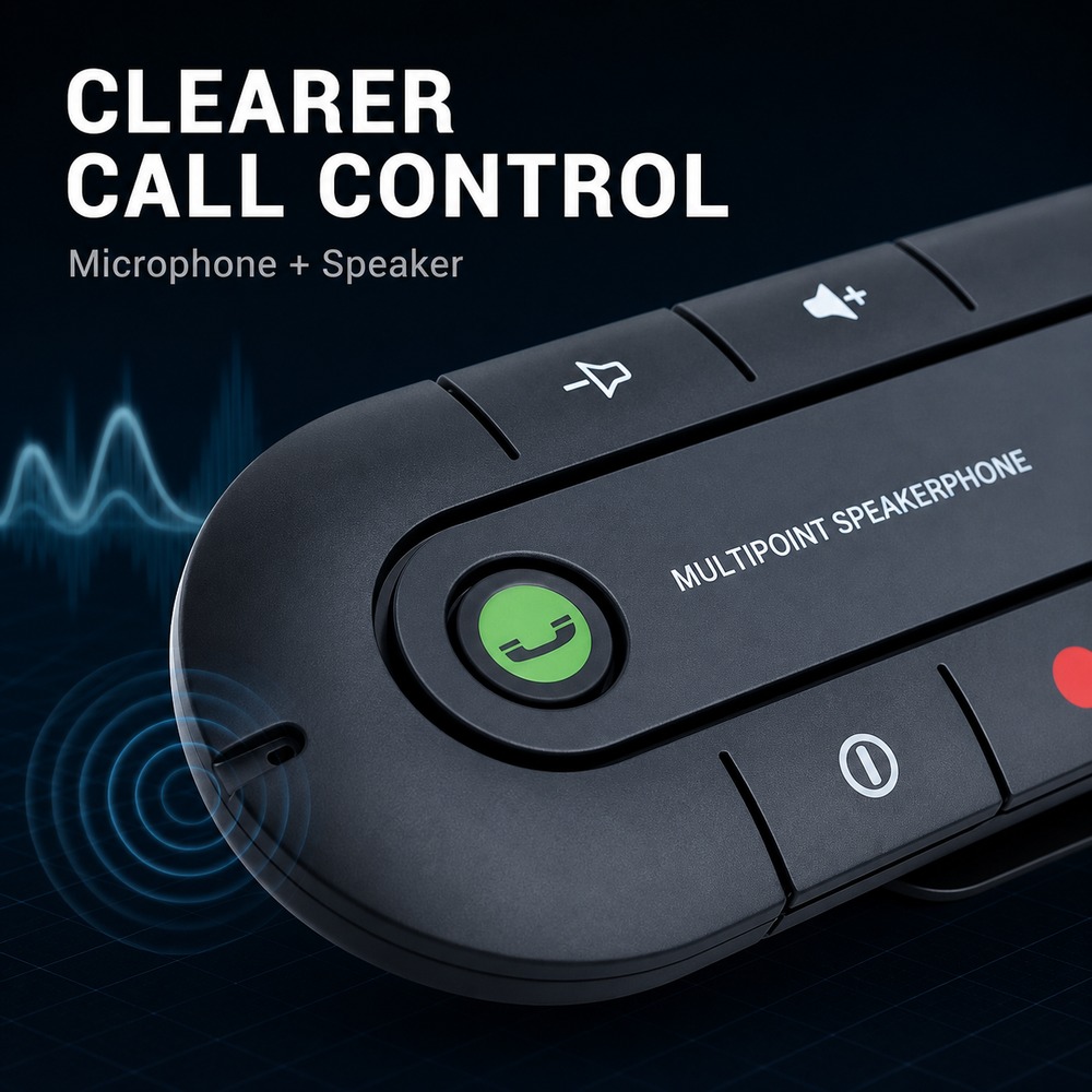 Bluetooth 4.1 Car Speakerphone - Audio Music Player review and price