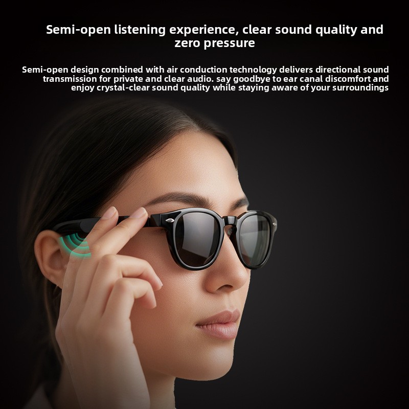 H06 Smart Glasses AI Real Time - Audio Music Recognition review and price